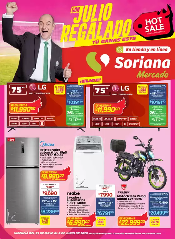 Catálogo Soriana Express en Súchil | Ofertas principales para todos los clientes | 2026-05-25T00:00:00.000Z - 2026-06-04T00:00:00.000Z