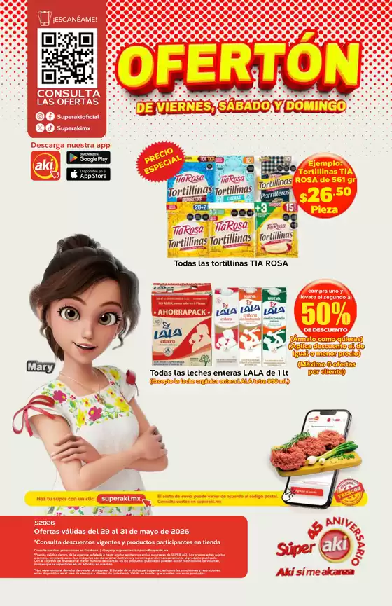 Catálogo Súper Aki | FOLLETO OFERTON 29 31 MAYO BAJA compressed | 2026-05-29T00:00:00.000Z - 2026-05-31T00:00:00.000Z