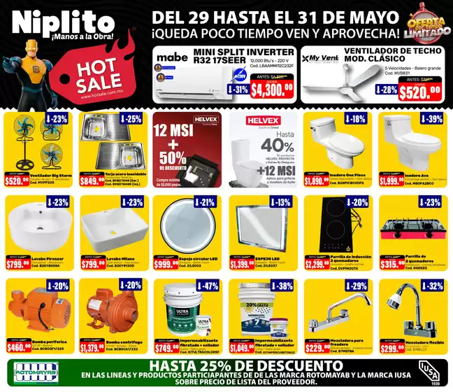 Catálogo Niplito | Descubre ofertas atractivas | 2026-05-29T00:00:00.000Z - 2026-05-31T00:00:00.000Z