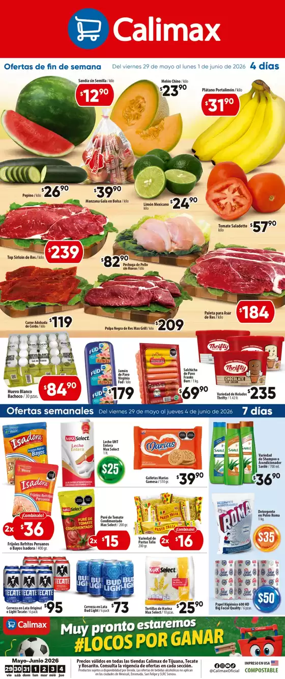 Catálogo Calimax | Ofertas Calimax | 2026-05-29T00:00:00.000Z - 2026-06-04T00:00:00.000Z