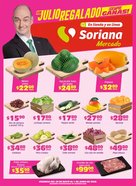 Catálogo Soriana Express en Ciudad de México | Excelente oferta para cazadores de gangas | 2026-05-29T00:00:00.000Z - 2026-06-01T00:00:00.000Z