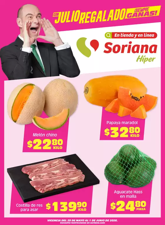 Catálogo Soriana Híper en Ciudad Acuña | Gangas y ofertas actuales | 2026-05-29T00:00:00.000Z - 2026-06-01T00:00:00.000Z