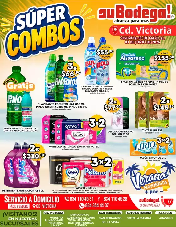 Catálogo SuBodega en Tampico (Tamaulipas) | Nuestras mejores ofertas para ti | 2026-05-30T00:00:00.000Z - 2026-06-03T00:00:00.000Z