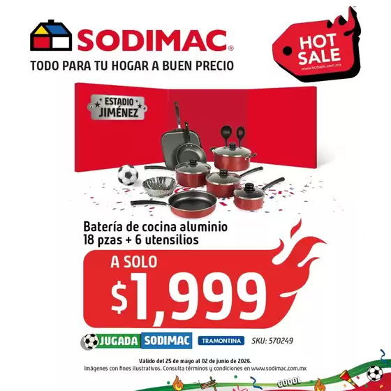 Catálogo Sodimac Constructor en Apatzingán de la Constitución | Ofertas para cazadores de gangas | 2026-05-25T00:00:00.000Z - 2026-06-02T00:00:00.000Z