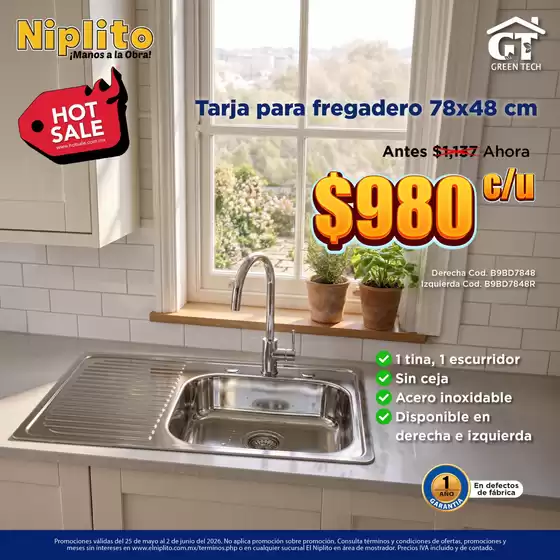 Catálogo Niplito | Excelente oferta para todos los clientes | 2026-05-25T00:00:00.000Z - 2026-06-02T00:00:00.000Z