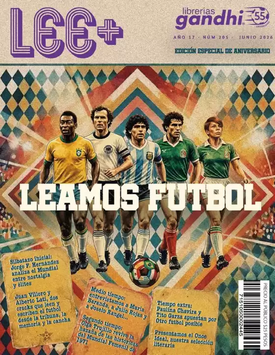 Catálogo Librerías Gandhi | Lee 205 Leamos futbol | 2026-06-01T00:00:00.000Z - 2026-06-30T00:00:00.000Z