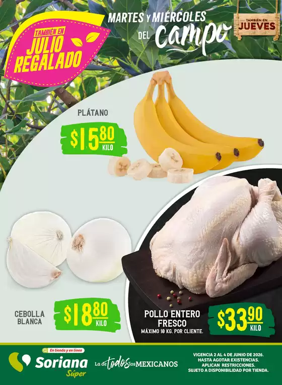 Catálogo Soriana Súper | Ofertas y gangas exclusivas | 2026-06-02T00:00:00.000Z - 2026-06-04T00:00:00.000Z