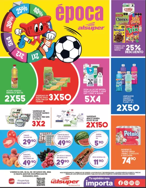 Catálogo Alsuper | Alsuper Dgo | 2026-06-02T00:00:00.000Z - 2026-06-04T00:00:00.000Z