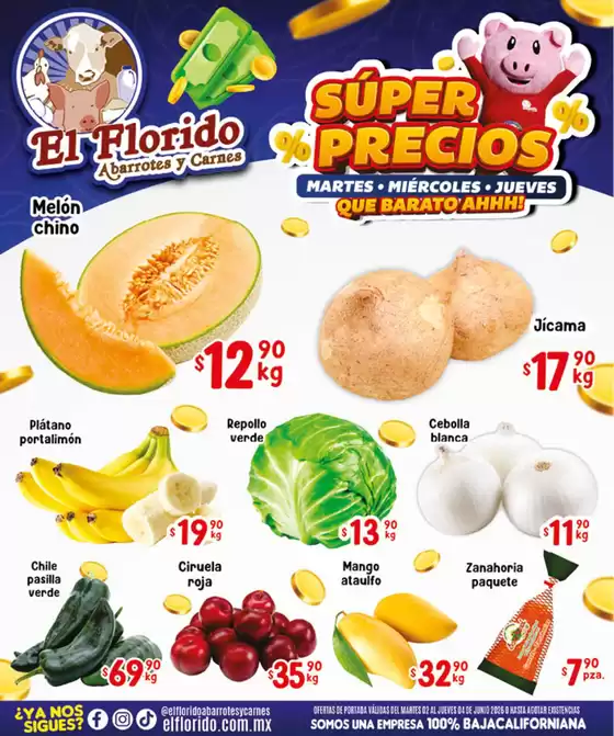Catálogo El Florido en Pichucalco | SUPER PRECIOS LA PAZ WEB 15 | 2026-06-03T00:00:00.000Z - 2026-06-04T00:00:00.000Z