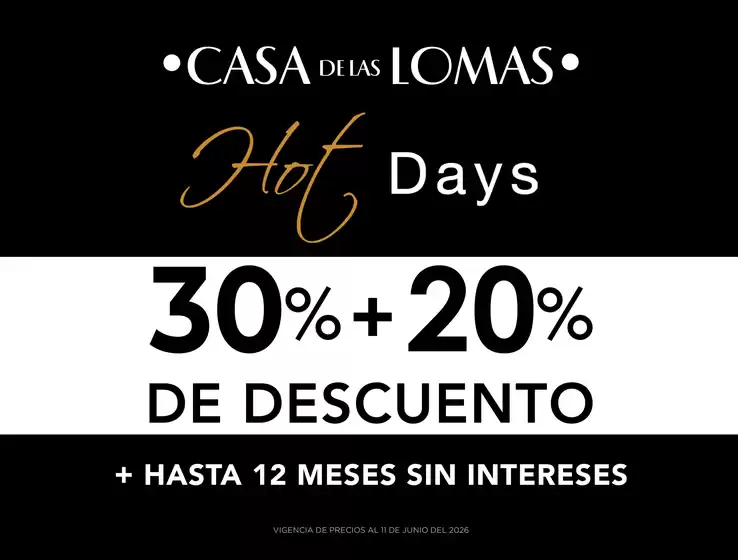 Catálogo Casa de las Lomas | hot days 2026 casa de las lomas | 2026-06-04T00:00:00.000Z - 2026-06-11T00:00:00.000Z