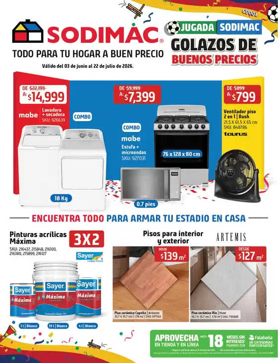 Catálogo Sodimac Constructor | Ahorra ahora con nuestras ofertas | 2026-06-03T00:00:00.000Z - 2026-07-22T00:00:00.000Z