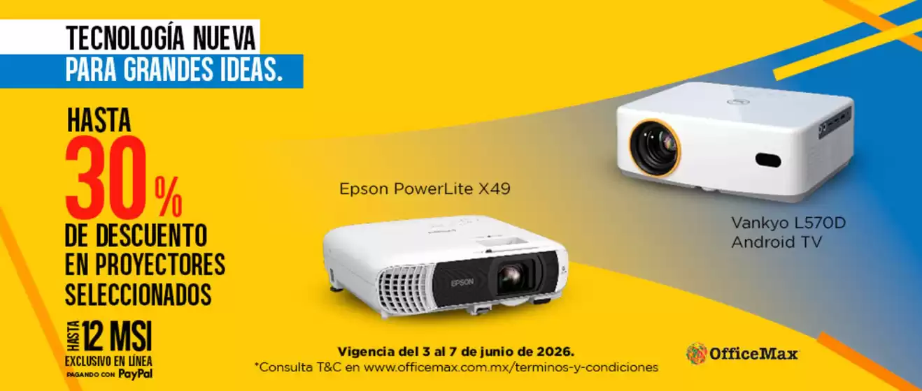 Catálogo OfficeMax | Ofertas para cazadores de gangas | 2026-06-03T00:00:00.000Z - 2026-06-07T00:00:00.000Z