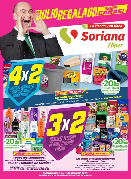 Catálogo Soriana Híper en Ciudad Río Bravo | Ofertas especiales atractivas para todos | 2026-06-05T00:00:00.000Z - 2026-06-11T00:00:00.000Z