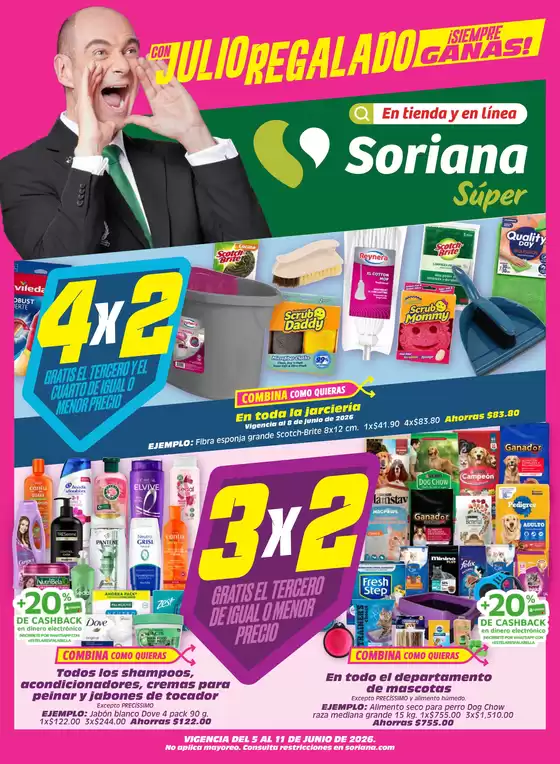 Catálogo Soriana Súper en Ciudad Río Bravo | Nuestras mejores ofertas para ti | 2026-06-05T00:00:00.000Z - 2026-06-11T00:00:00.000Z