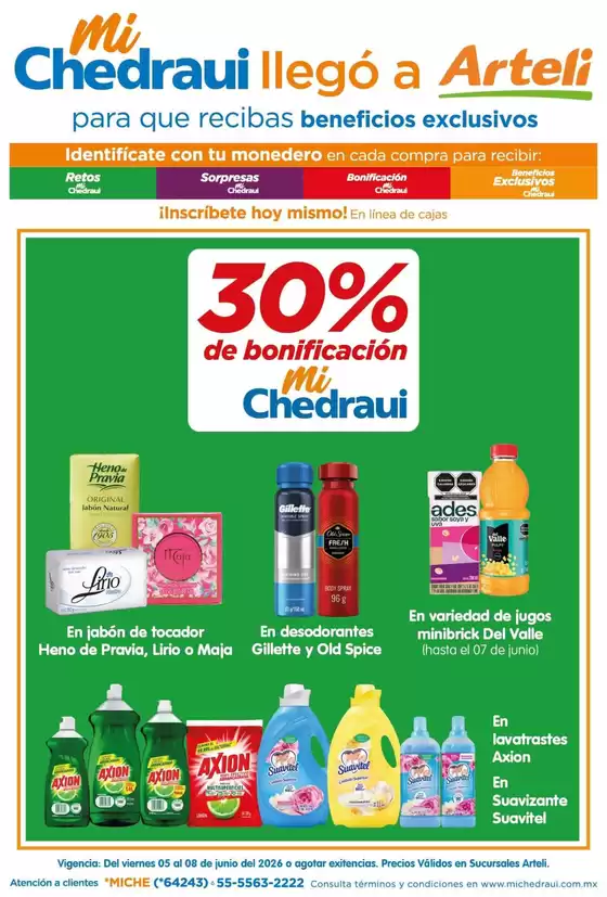 Catálogo Arteli express en San Andrés Huayápam | Ofertas Arteli express | 2026-06-05T00:00:00.000Z - 2026-06-08T00:00:00.000Z