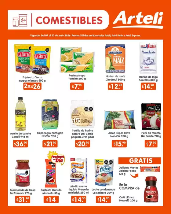Catálogo Arteli express | Gangas y ofertas actuales | 2026-06-07T00:00:00.000Z - 2026-06-23T00:00:00.000Z
