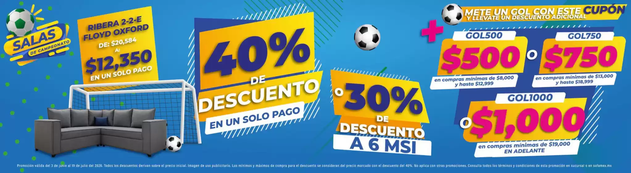Catálogo Sofamex | Promos | 2026-06-08T00:00:00.000Z - 2026-07-19T00:00:00.000Z