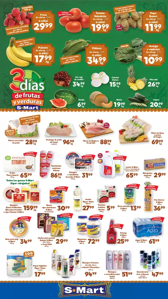 Catálogo S-Mart | Ofertas S-Mart chihuahua | 2026-06-09T00:00:00.000Z - 2026-06-11T00:00:00.000Z