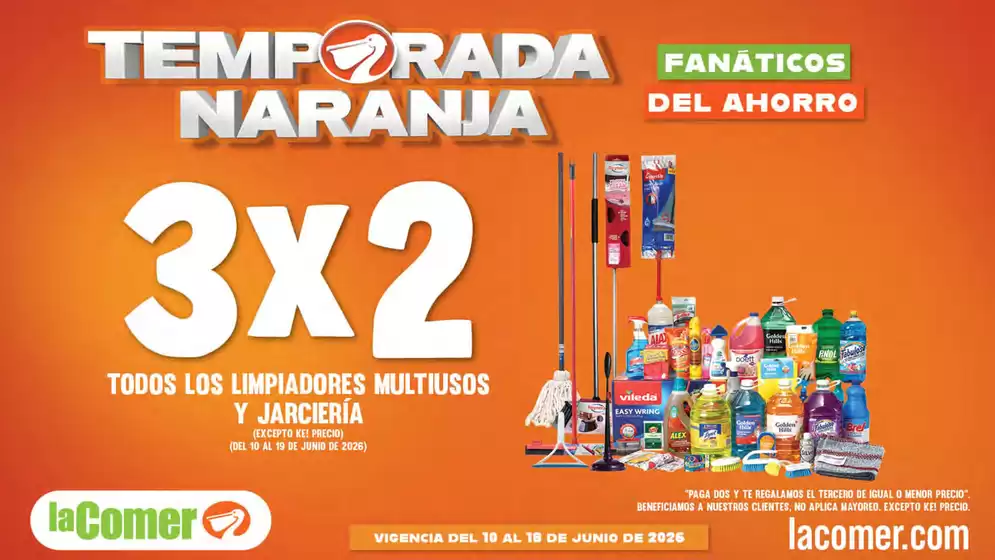 Catálogo La Comer | Temporada Naranja | 2026-06-10T00:00:00.000Z - 2026-06-18T00:00:00.000Z