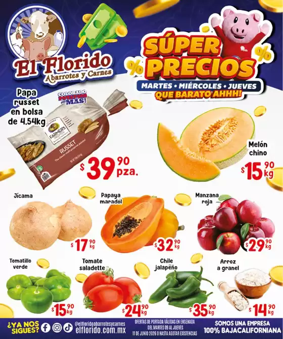 Catálogo El Florido | SUPER PRECIOS ENSENADA 9 | 2026-06-10T00:00:00.000Z - 2026-06-11T00:00:00.000Z