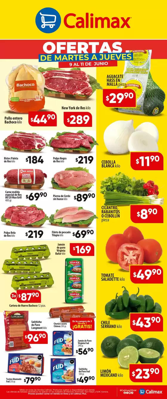 Catálogo Calimax | Gangas y ofertas actuales | 2026-06-09T00:00:00.000Z - 2026-06-11T00:00:00.000Z