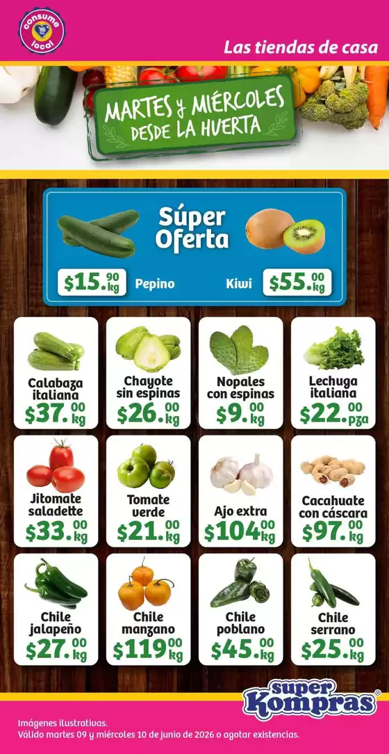 Catálogo Super kompras | Ofertas principales para ahorradores | 2026-06-09T00:00:00.000Z - 2026-06-10T00:00:00.000Z