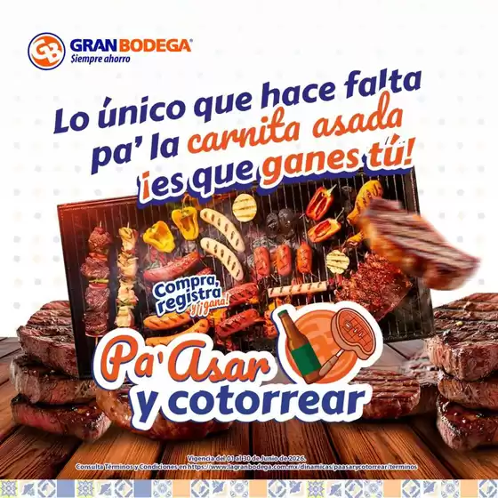 Catálogo La gran bodega | Ofertas para cazadores de gangas | 2026-06-01T00:00:00.000Z - 2026-06-30T00:00:00.000Z