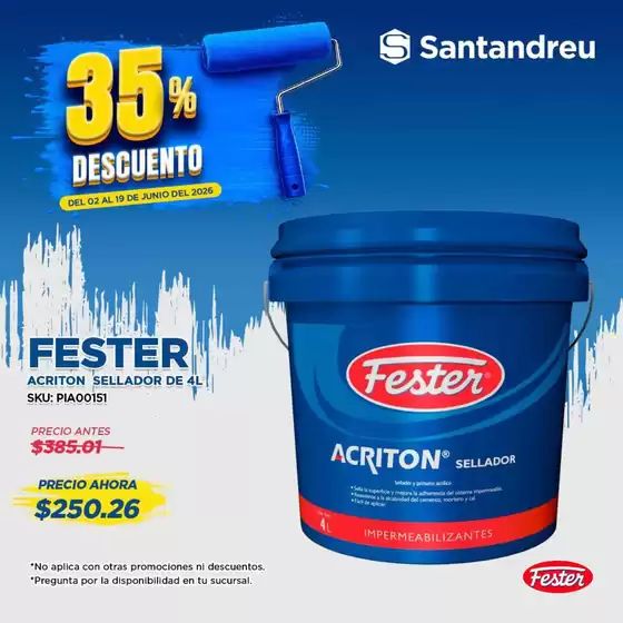 Catálogo Santandreu en Ciudad de México | Grandes descuentos en productos seleccionados | 2026-06-02T00:00:00.000Z - 2026-06-19T00:00:00.000Z