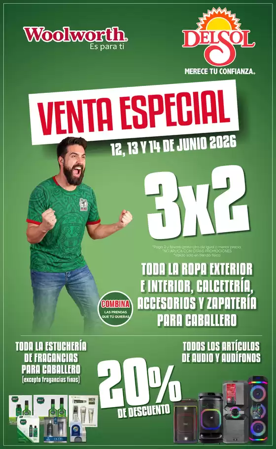 Catálogo Del Sol | Venta Especial para Papá - Venta Especial Padres 2026 | 2026-06-12T00:00:00.000Z - 2026-06-14T00:00:00.000Z