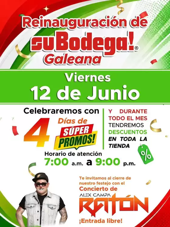 Catálogo SuBodega | Excelente oferta para cazadores de gangas | 2026-06-12T00:00:00.000Z - 2026-06-30T00:00:00.000Z