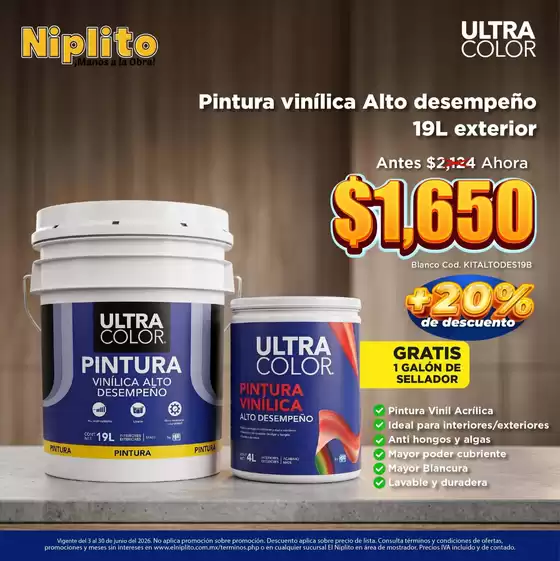 Catálogo Niplito | Descubre ofertas atractivas | 2026-06-03T00:00:00.000Z - 2026-06-30T00:00:00.000Z