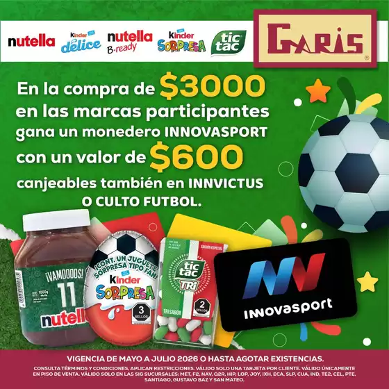 Catálogo Garis en El Colomo | Ofertas especiales atractivas para todos | 2026-05-01T00:00:00.000Z - 2026-07-31T00:00:00.000Z