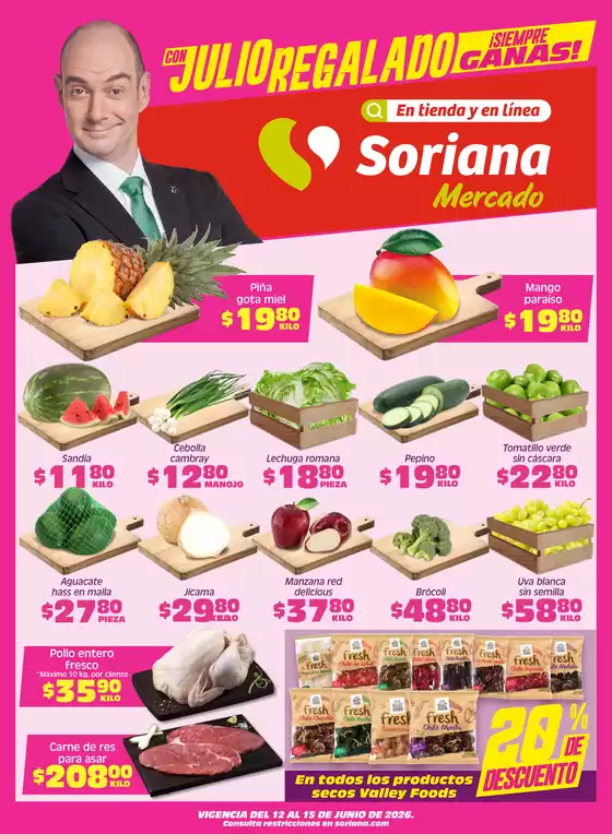 Catálogo Soriana Express en San Miguel Cerezo (El Cerezo) | Nuevas ofertas para descubrir | 2026-06-12T00:00:00.000Z - 2026-06-15T00:00:00.000Z