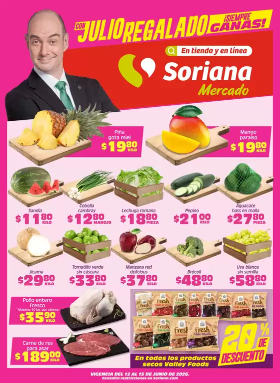Catálogo Soriana Express en San Miguel Cerezo (El Cerezo) | Ofertas exclusivas para nuestros clientes | 2026-06-12T00:00:00.000Z - 2026-06-15T00:00:00.000Z