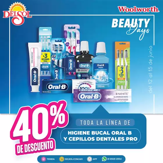 Catálogo Woolworth en Iztapalapa | Procter Especial Junio 2026 | 2026-06-12T00:00:00.000Z - 2026-06-15T00:00:00.000Z