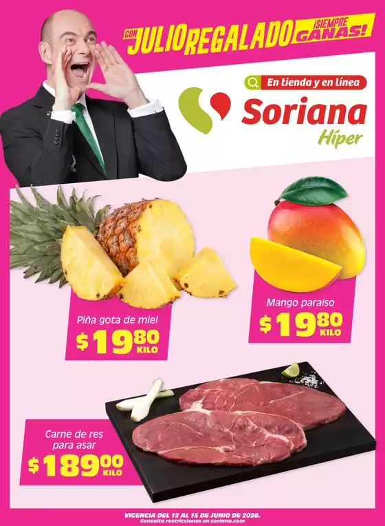 Catálogo Soriana Híper en Heróica Puebla de Zaragoza | Nuestras mejores ofertas para ti | 2026-06-12T00:00:00.000Z - 2026-06-15T00:00:00.000Z