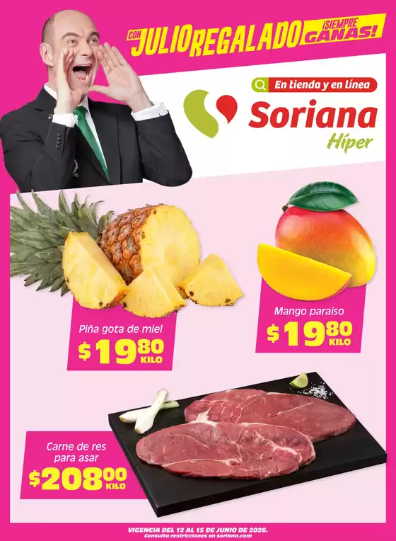Catálogo Soriana Híper en Heróica Puebla de Zaragoza | Ofertas exclusivas para nuestros clientes | 2026-06-12T00:00:00.000Z - 2026-06-15T00:00:00.000Z
