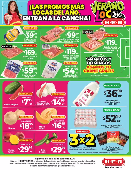 Catálogo HEB | Las promos más locas entran a la cancha H-E-B | 2026-06-12T00:00:00.000Z - 2026-06-15T00:00:00.000Z