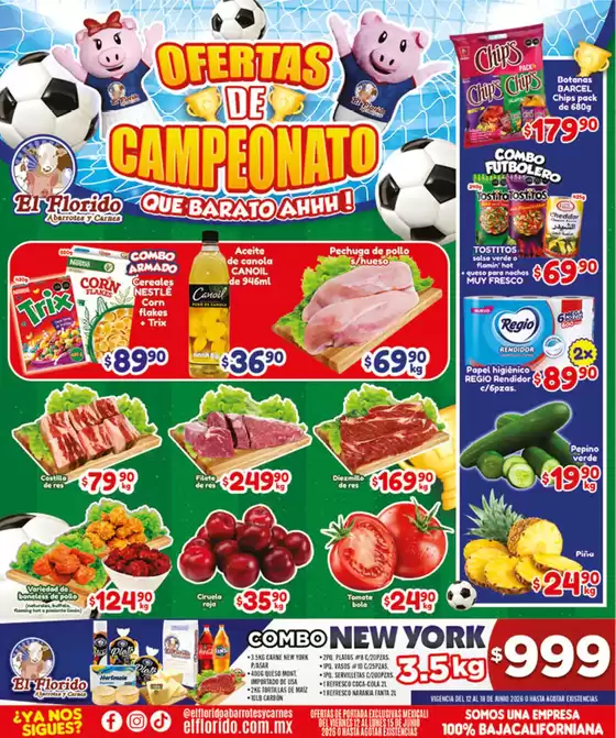 Catálogo El Florido en Kanasín | VOLANTE MEXICALI WEB 31 | 2026-06-15T00:00:00.000Z - 2026-06-18T00:00:00.000Z