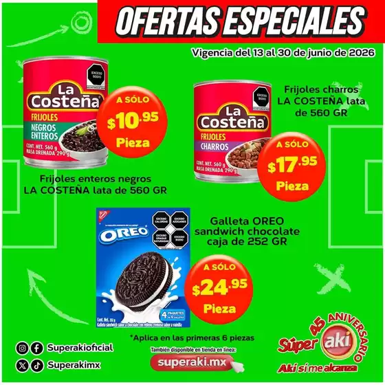 Catálogo Aki Gran Mayoreo | Ofertas principales para ahorradores | 2026-06-13T00:00:00.000Z - 2026-06-30T00:00:00.000Z