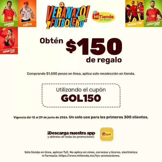 Catálogo Mi Tienda del Ahorro | Ofertas principales para todos los clientes | 2026-06-12T00:00:00.000Z - 2026-06-29T00:00:00.000Z