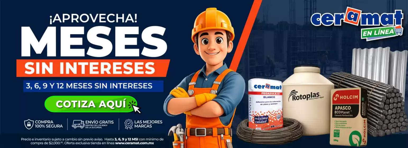 Catálogo Ceramat | Promos | 2026-06-15T00:00:00.000Z - 2026-07-31T00:00:00.000Z