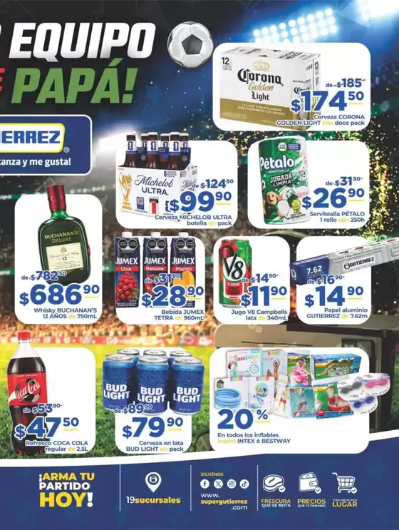 Catálogo Super Gutierrez en La Magdalena Contreras | Ahorra ahora con nuestras ofertas | 2026-06-16T00:00:00.000Z - 2026-06-18T00:00:00.000Z