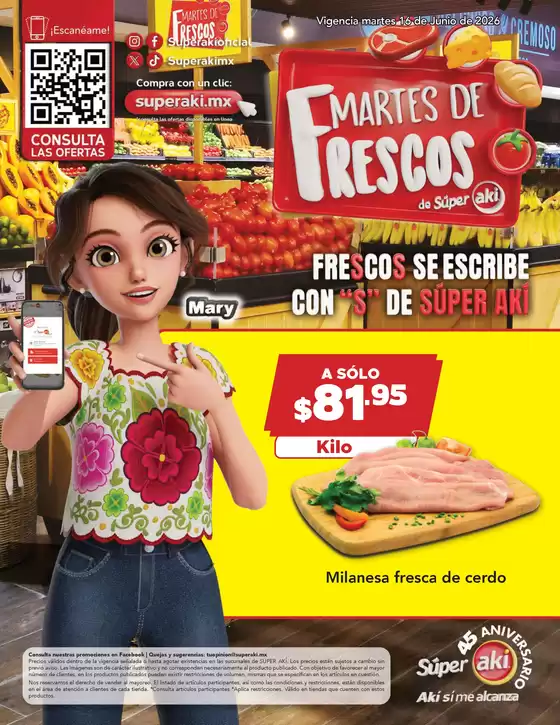 Catálogo Súper Aki | FOLLETO MDF 16 JUNIO 2026 compressed 1 | 2026-06-16T00:00:00.000Z - 2026-06-16T00:00:00.000Z