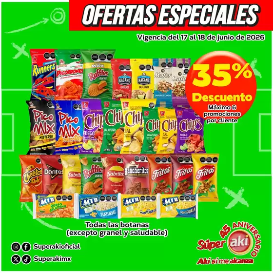 Catálogo Súper Aki | Ofertas especiales para ti | 2026-06-17T00:00:00.000Z - 2026-06-18T00:00:00.000Z