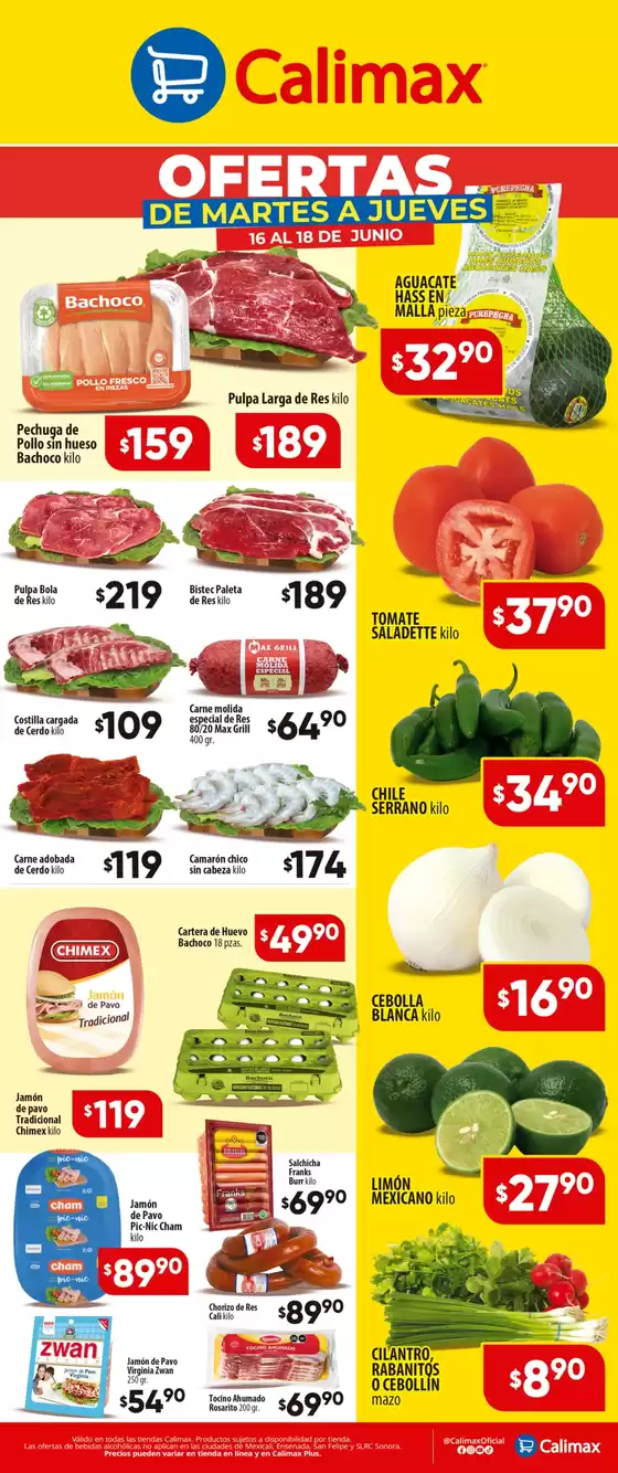 Catálogo Calimax | Gangas y ofertas actuales | 2026-06-17T00:00:00.000Z - 2026-06-18T00:00:00.000Z