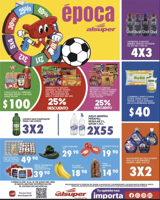 Catálogo Alsuper | Alsuper Zac | 2026-06-16T00:00:00.000Z - 2026-06-18T00:00:00.000Z