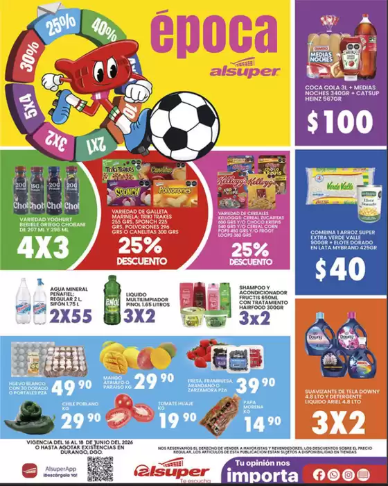 Catálogo Alsuper | Alsuper Dgo | 2026-06-16T00:00:00.000Z - 2026-06-18T00:00:00.000Z