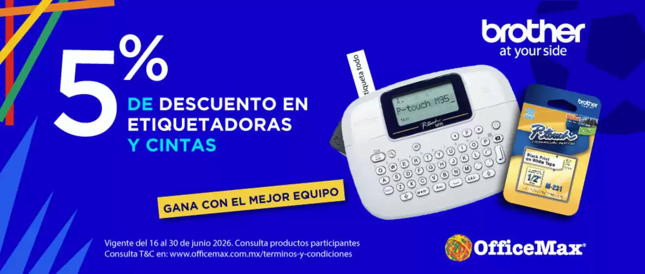 Catálogo OfficeMax | Ofertas principales para todos los cazadores de gangas | 2026-06-16T00:00:00.000Z - 2026-06-30T00:00:00.000Z