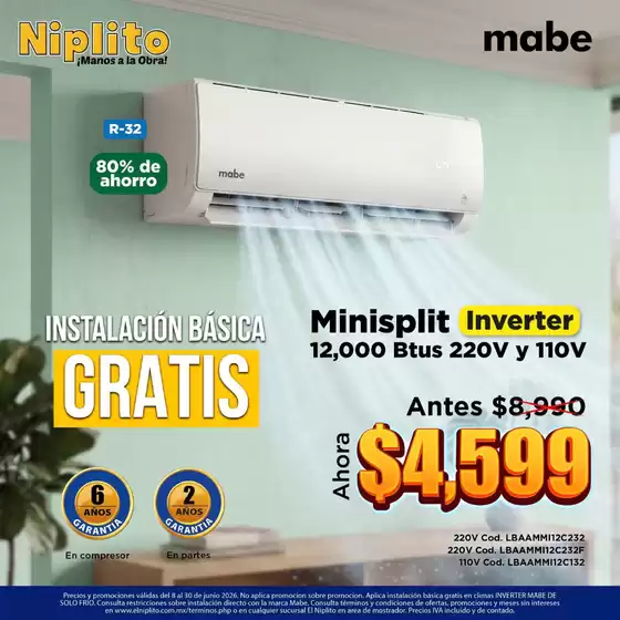Catálogo Niplito | Excelente oferta para todos los clientes | 2026-06-08T00:00:00.000Z - 2026-06-30T00:00:00.000Z